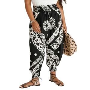 Anthropologie Aniya Balloon Joggers Pants Black MOTIF Size XS NWOT